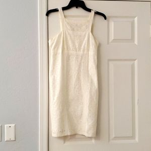 M.J.J.P. off white detailed lace Dress